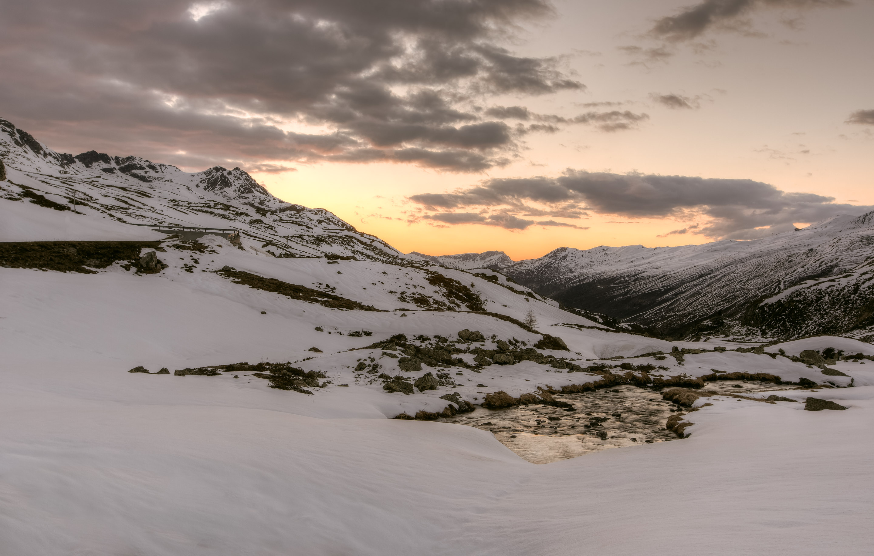 Schweiz Davos Flüelapass