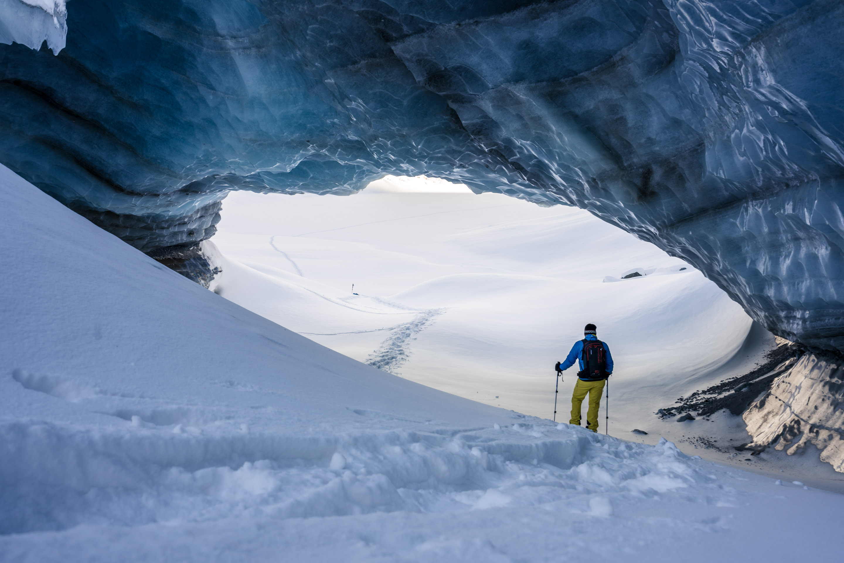 Schweiz - Engadin Pontresina Gletscherhöhle — Frame 4